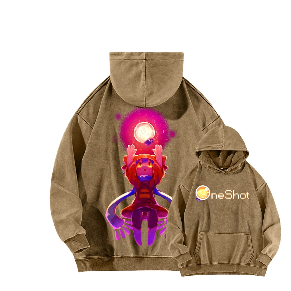 OneShot Unisex Washed Hoodie 2512015074