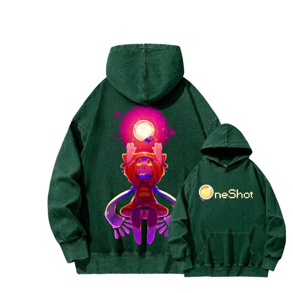 OneShot Unisex Washed Hoodie 2512015074