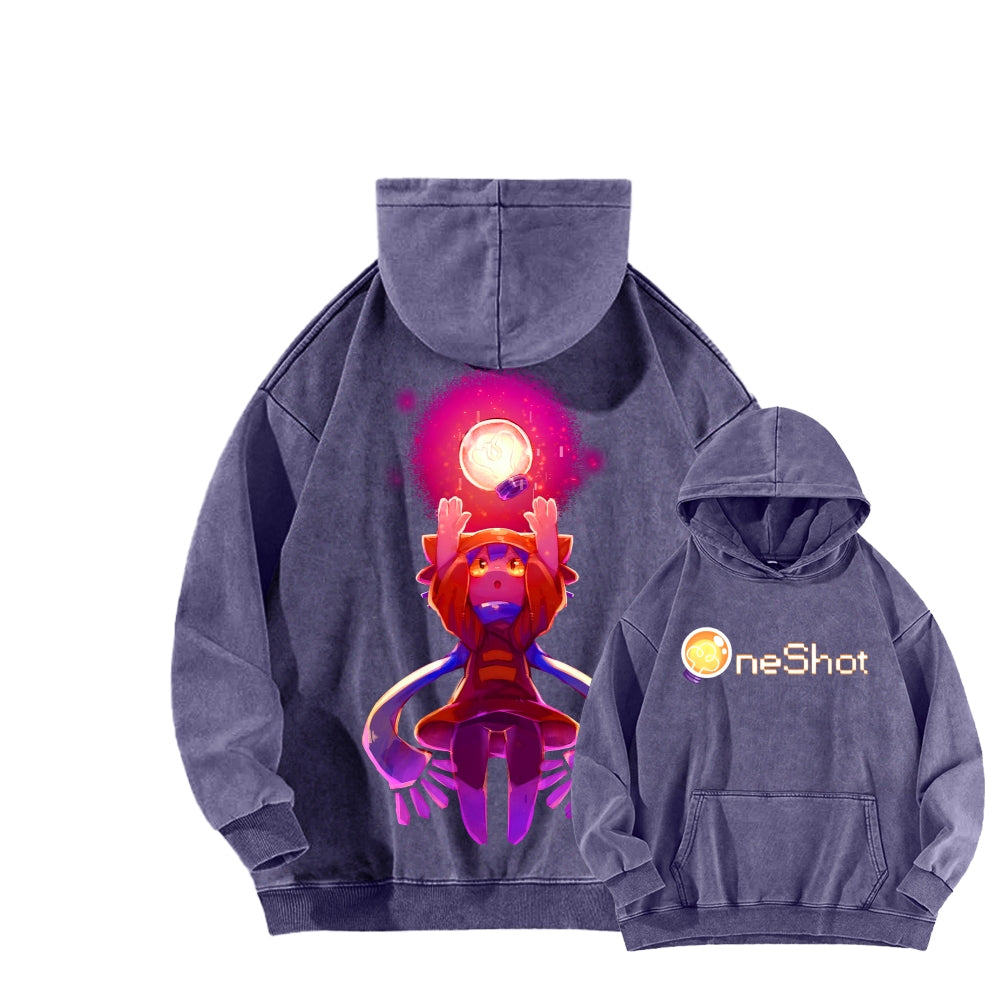 OneShot Unisex Washed Hoodie 2512015074