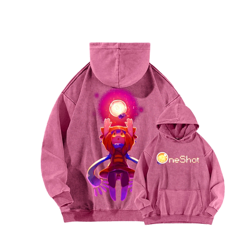 OneShot Unisex Washed Hoodie 2512015074