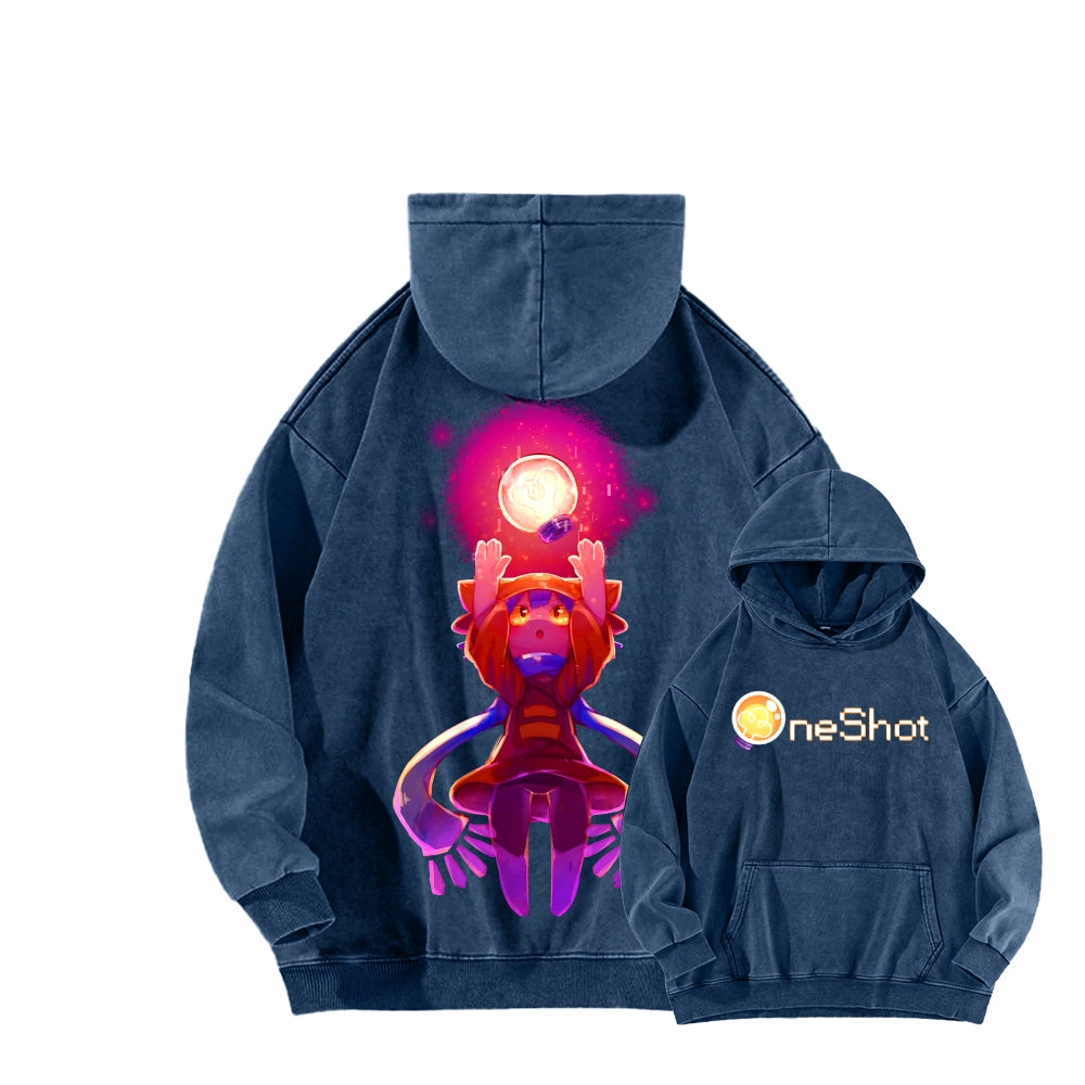 OneShot Unisex Washed Hoodie 2512015074
