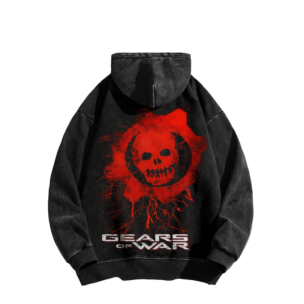 Gears of War Unisex Washed Hoodie 2512017439