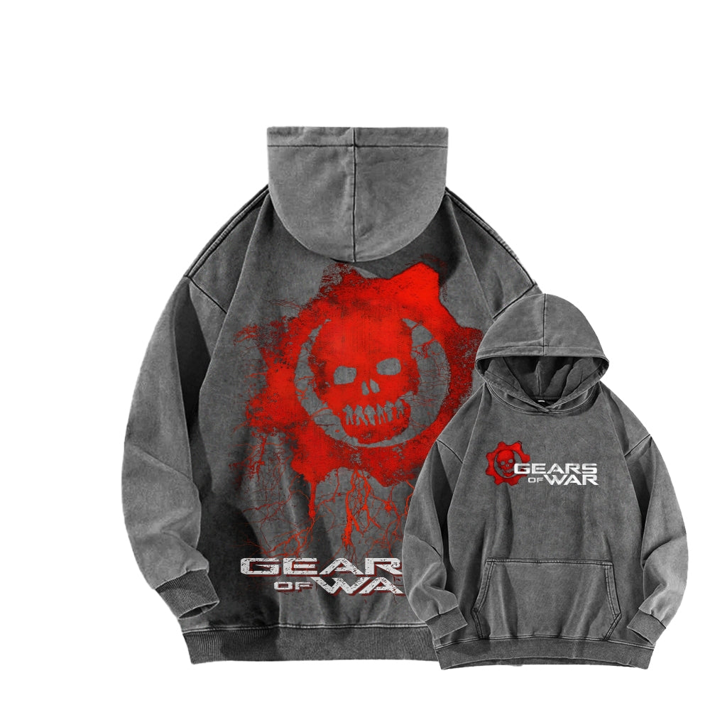 Gears of War Unisex Washed Hoodie 2512017439