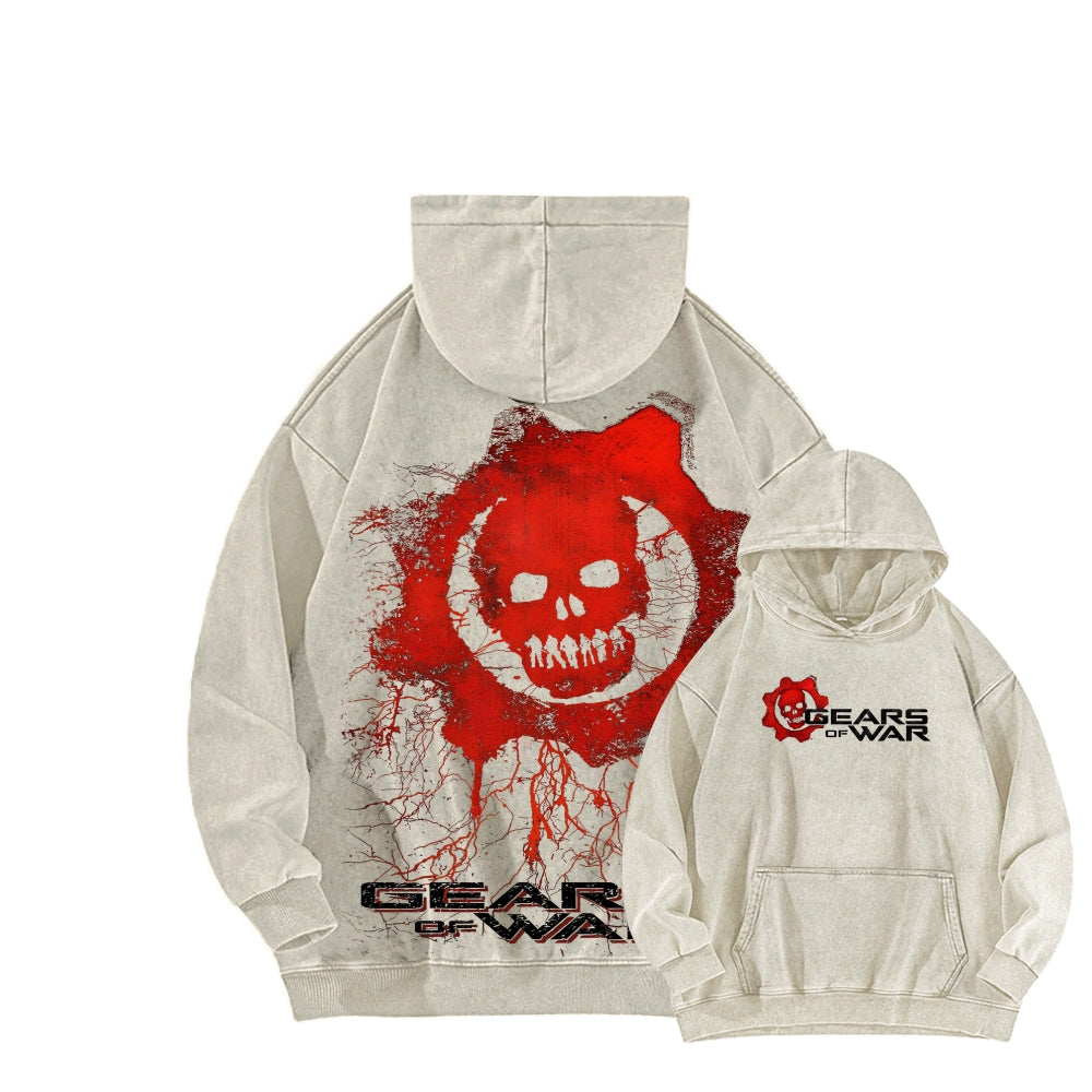 Gears of War Unisex Washed Hoodie 2512017439