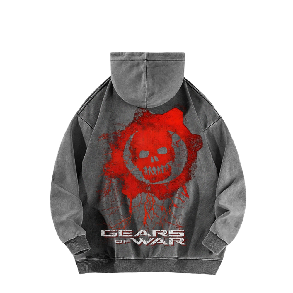 Gears of War Unisex Washed Hoodie 2512017439