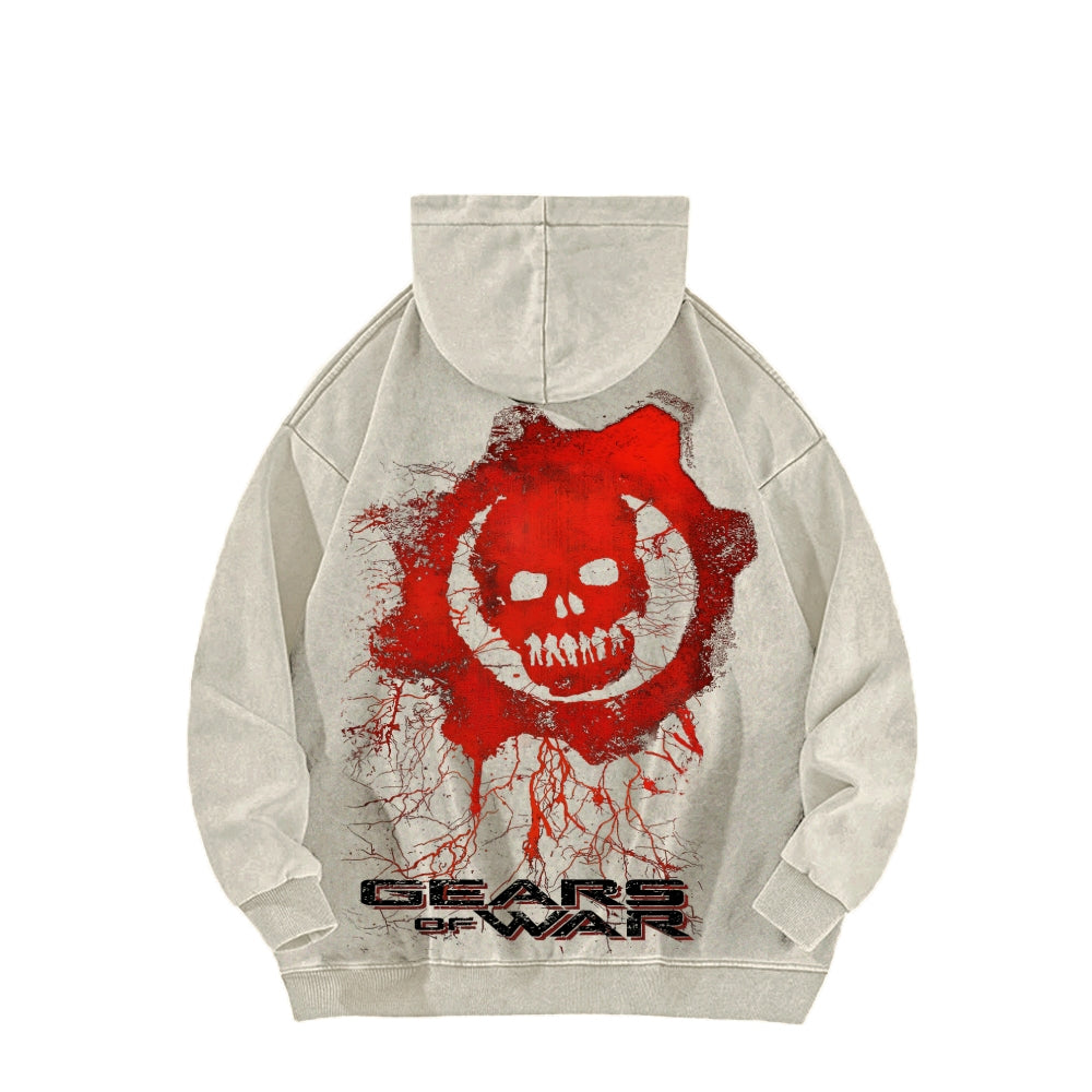 Gears of War Unisex Washed Hoodie 2512017439