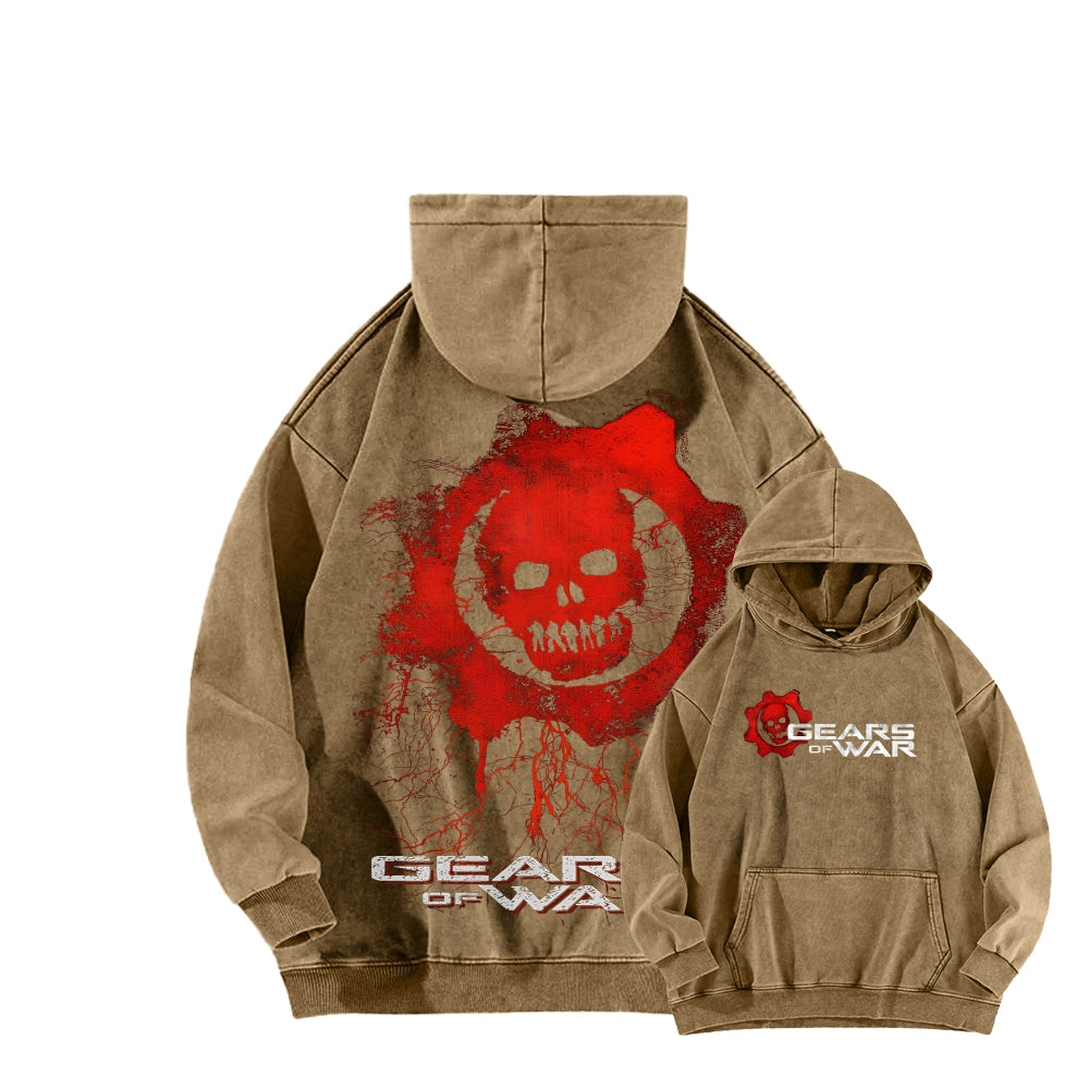 Gears of War Unisex Washed Hoodie 2512017439