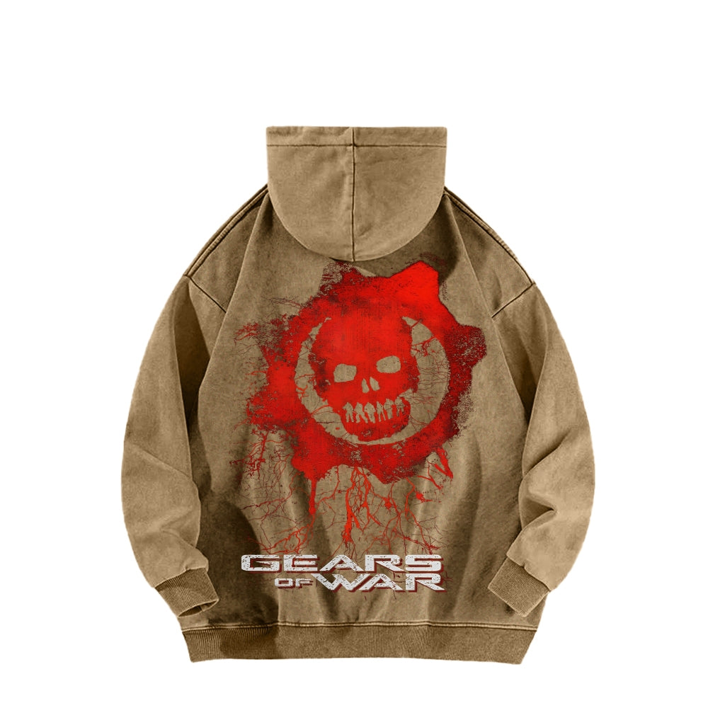 Gears of War Unisex Washed Hoodie 2512017439