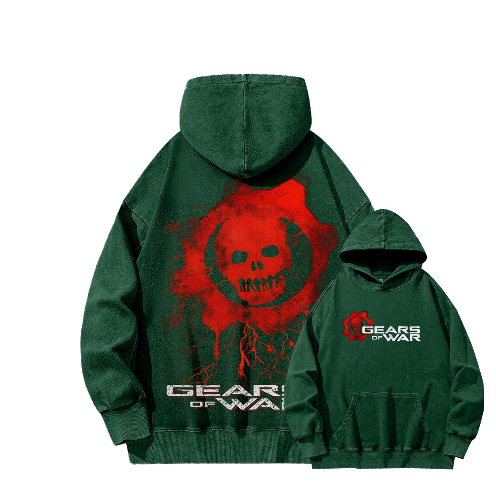 Gears of War Unisex Washed Hoodie 2512017439