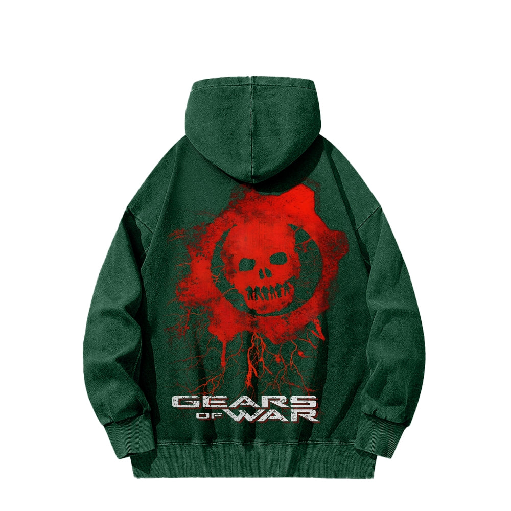 Gears of War Unisex Washed Hoodie 2512017439