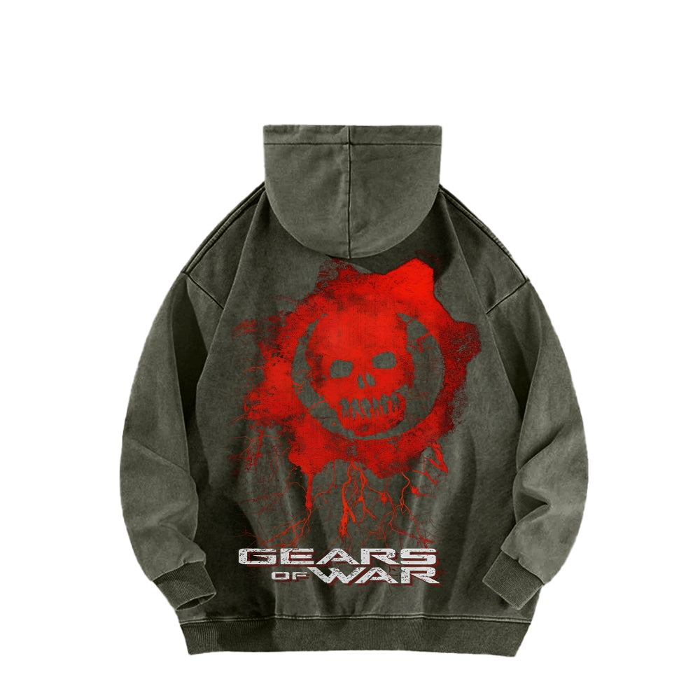 Gears of War Unisex Washed Hoodie 2512017439