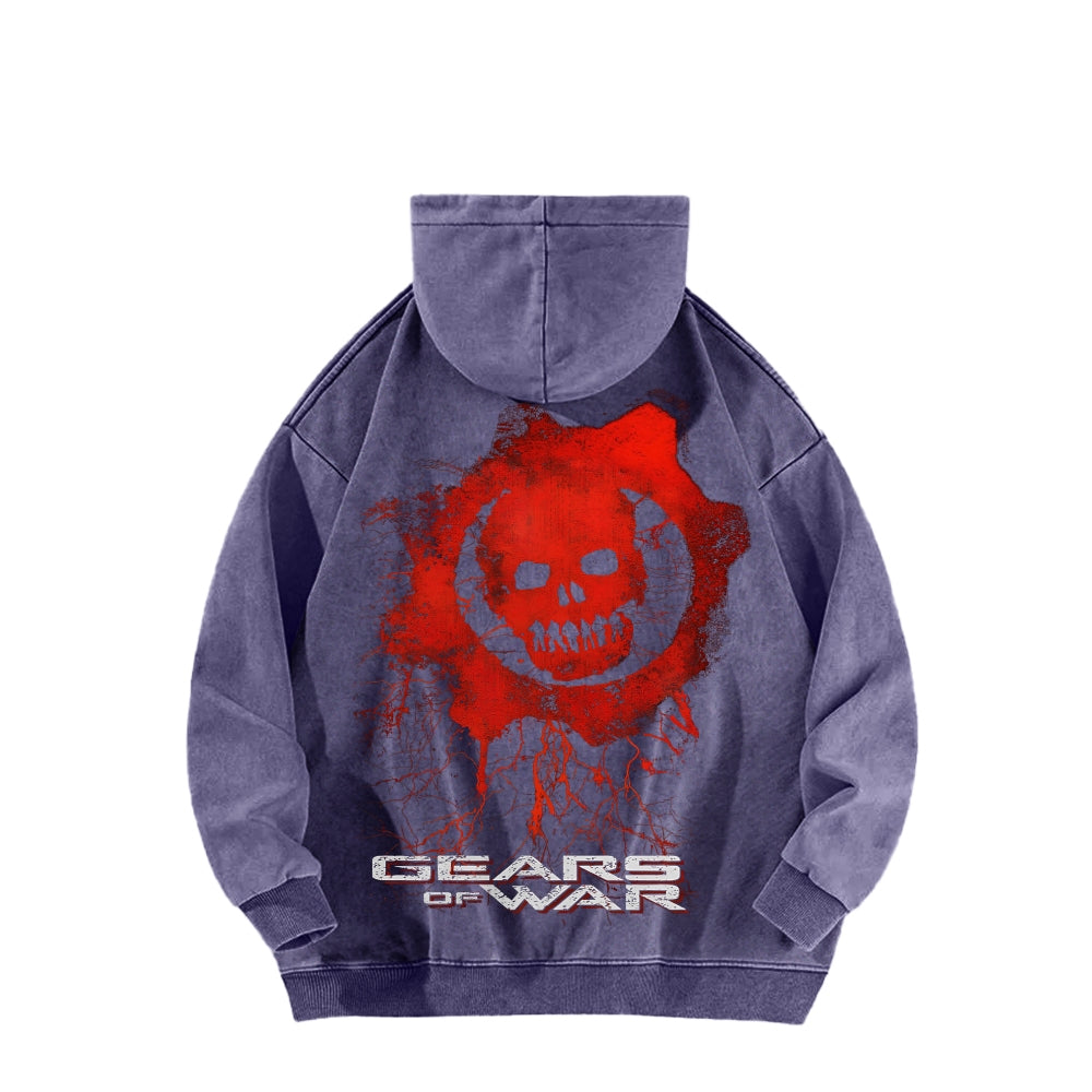 Gears of War Unisex Washed Hoodie 2512017439