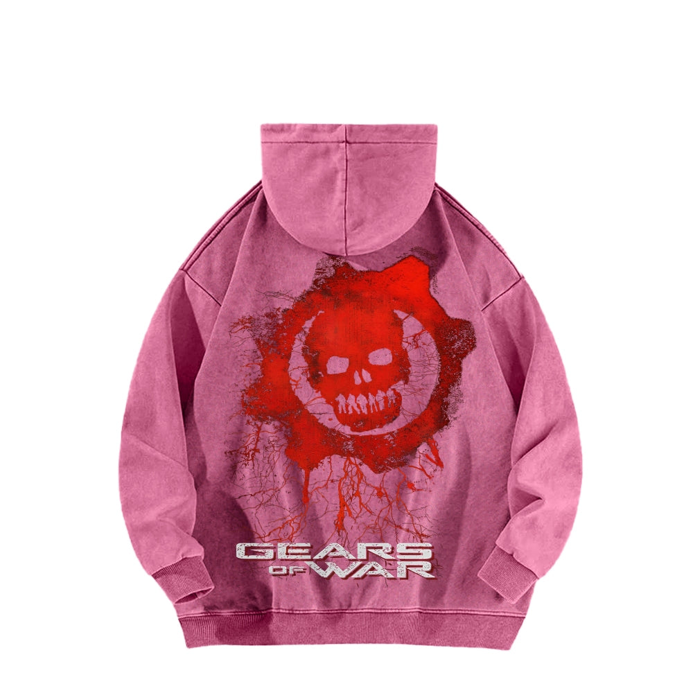 Gears of War Unisex Washed Hoodie 2512017439
