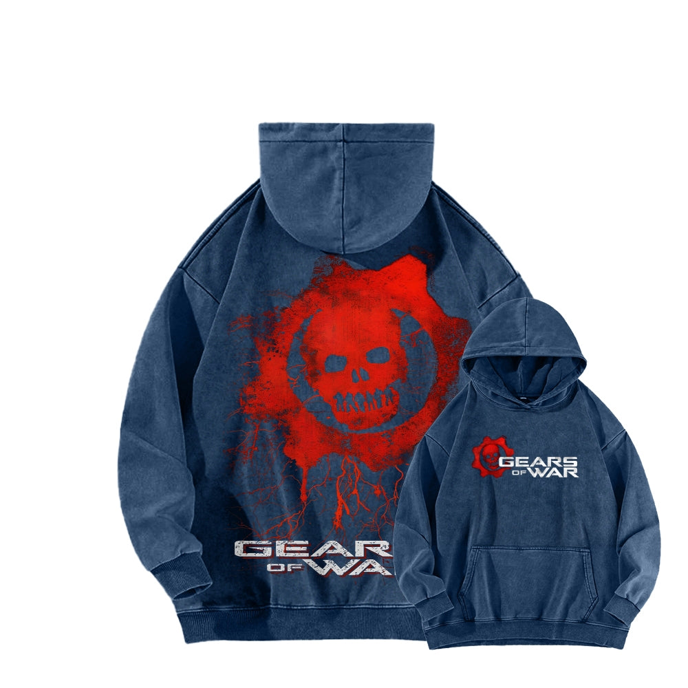 Gears of War Unisex Washed Hoodie 2512017439