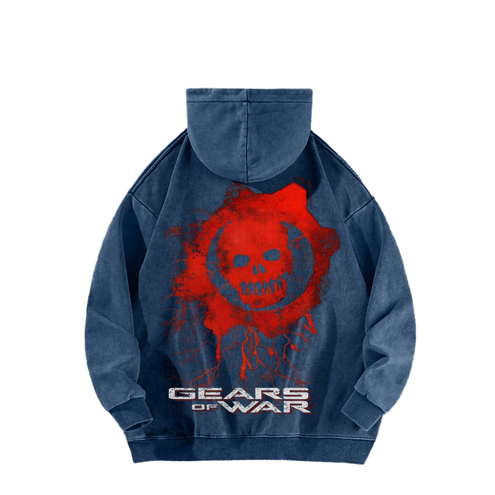 Gears of War Unisex Washed Hoodie 2512017439