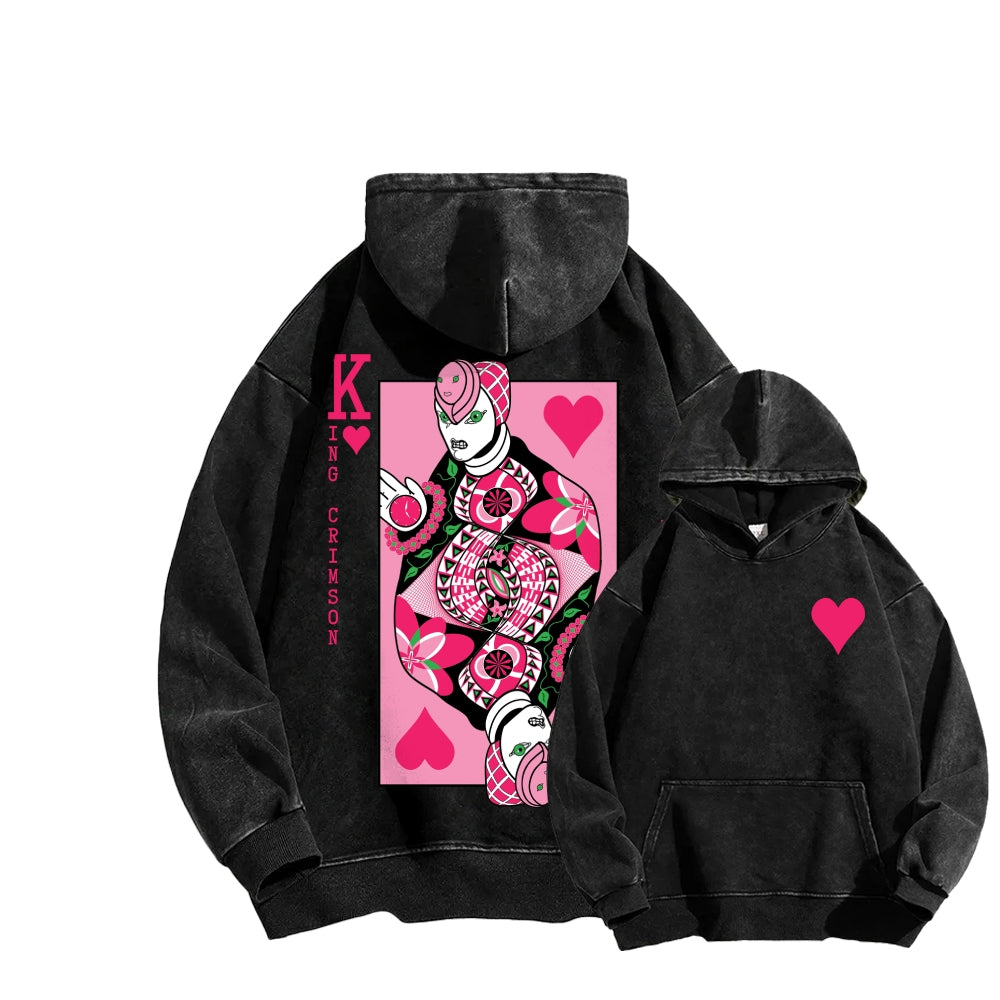 Jojo's Bizarre Adventure Unisex Washed Hoodie 2512018256