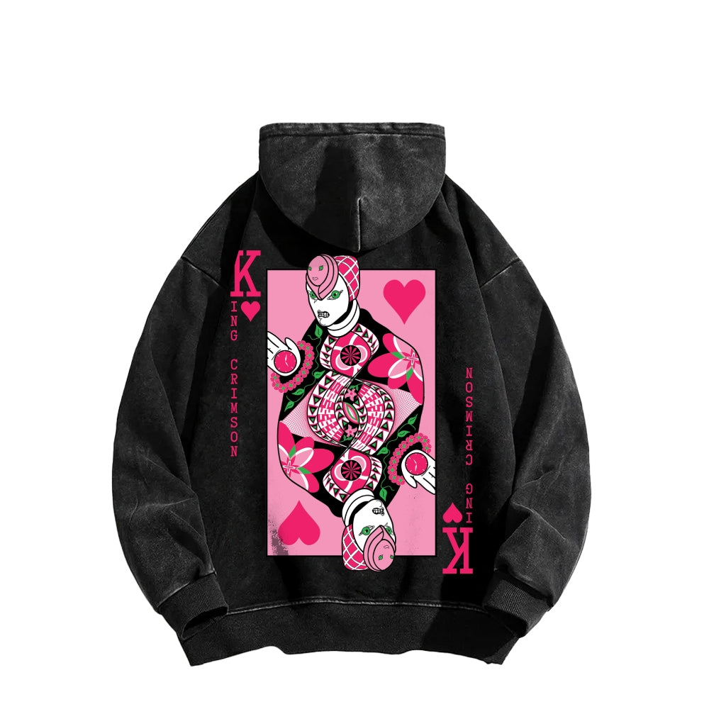 Jojo's Bizarre Adventure Unisex Washed Hoodie 2512018256