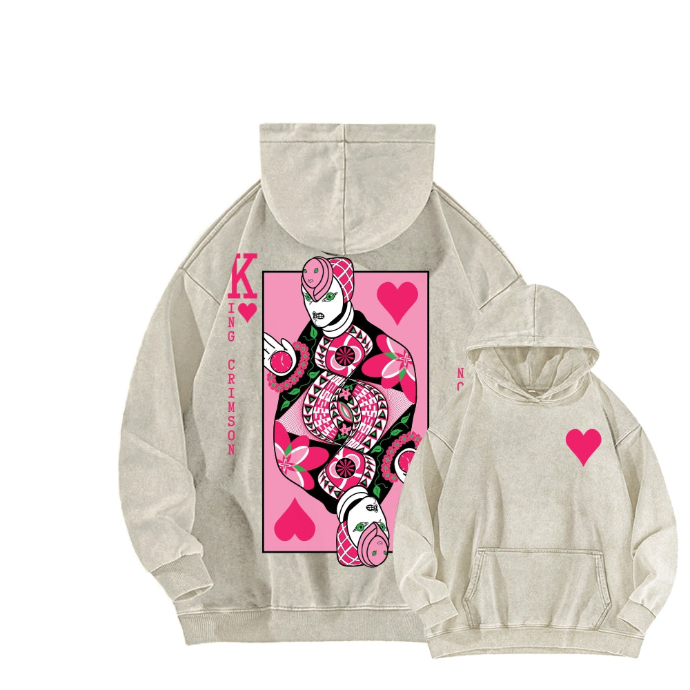 Jojo's Bizarre Adventure Unisex Washed Hoodie 2512018256