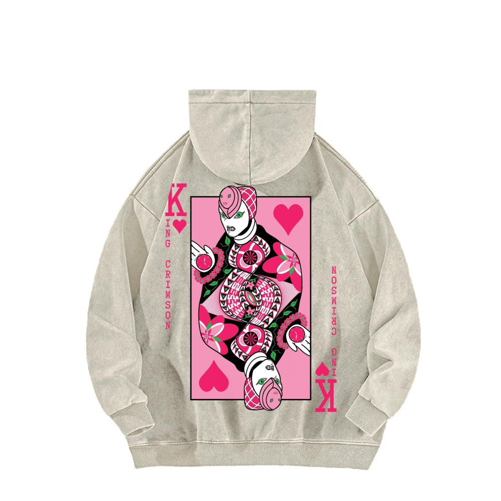 Jojo's Bizarre Adventure Unisex Washed Hoodie 2512018256