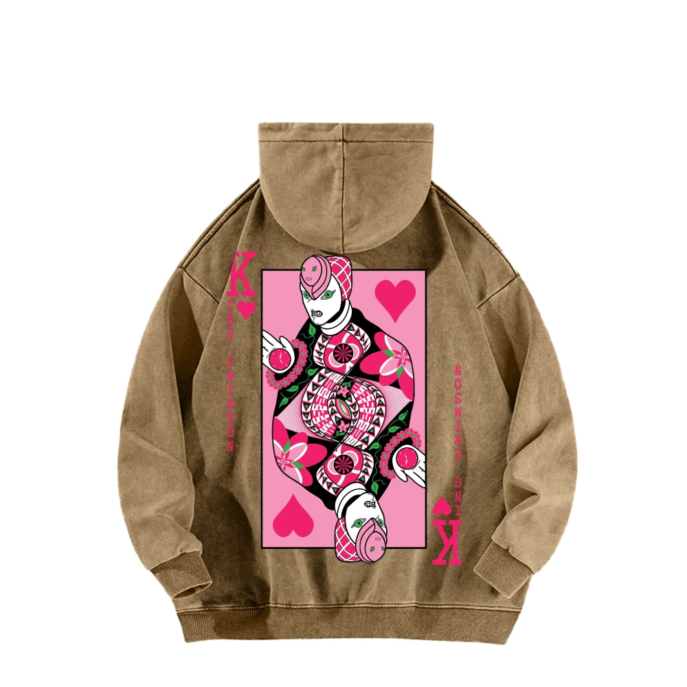 Jojo's Bizarre Adventure Unisex Washed Hoodie 2512018256