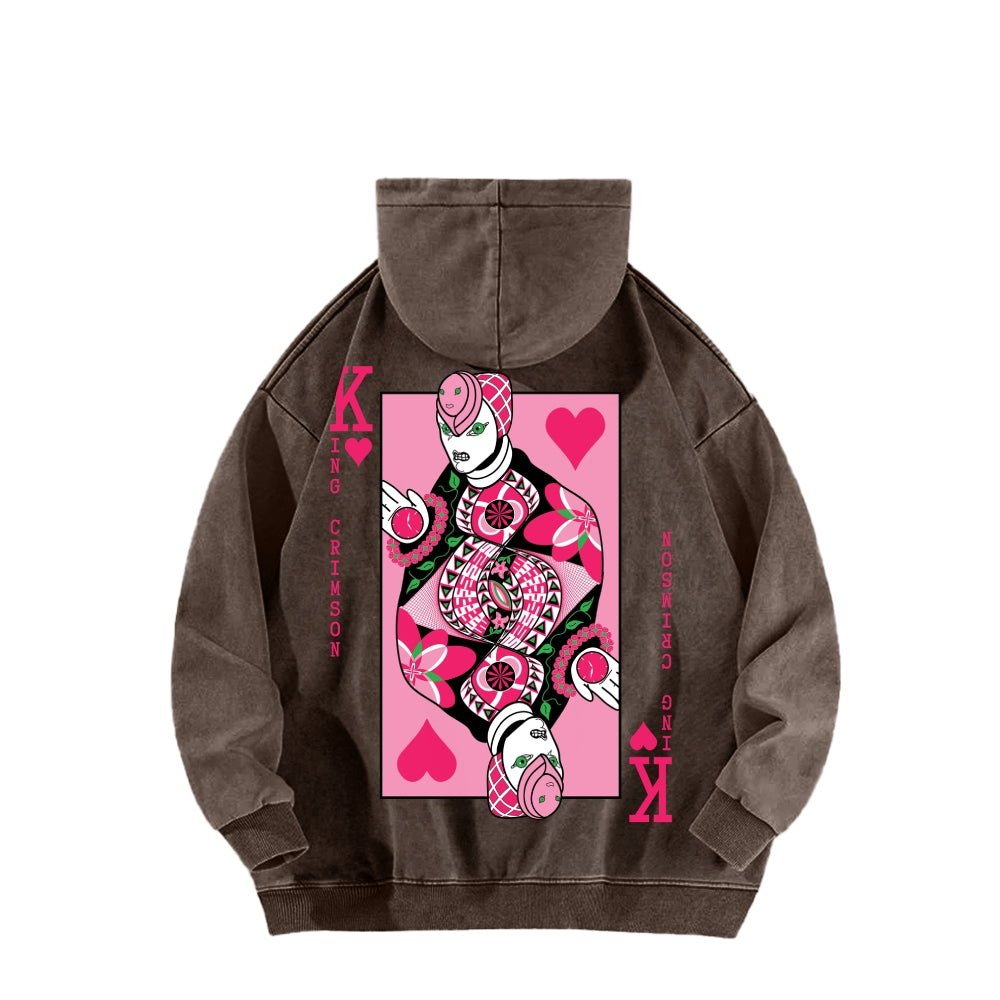 Jojo's Bizarre Adventure Unisex Washed Hoodie 2512018256