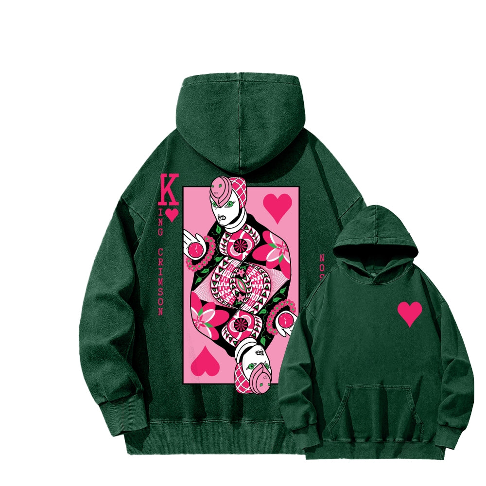 Jojo's Bizarre Adventure Unisex Washed Hoodie 2512018256
