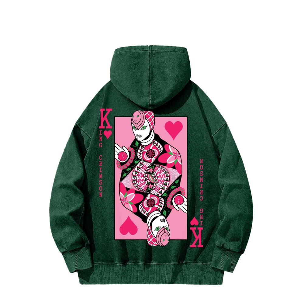 Jojo's Bizarre Adventure Unisex Washed Hoodie 2512018256