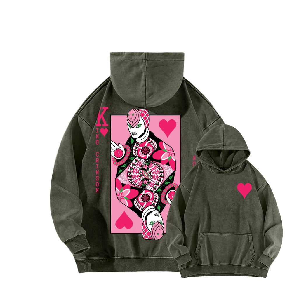 Jojo's Bizarre Adventure Unisex Washed Hoodie 2512018256