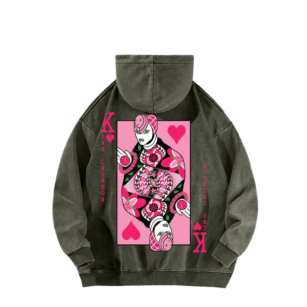 Jojo's Bizarre Adventure Unisex Washed Hoodie 2512018256