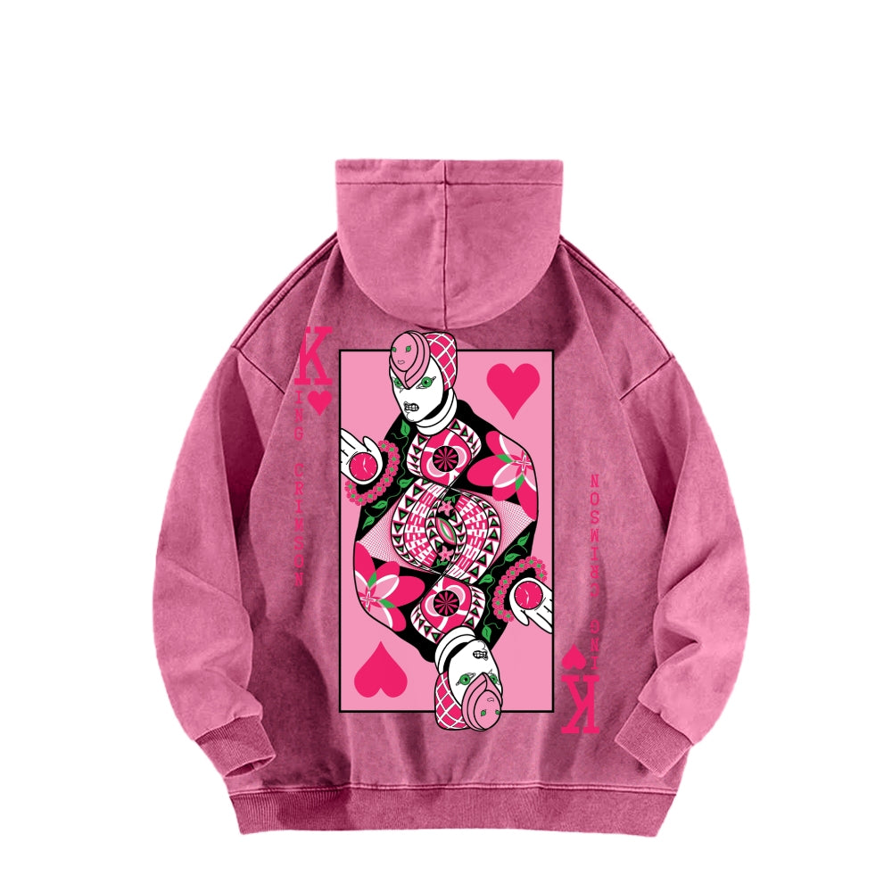 Jojo's Bizarre Adventure Unisex Washed Hoodie 2512018256
