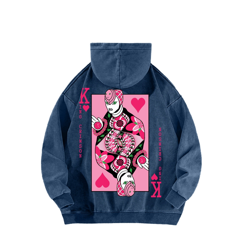 Jojo's Bizarre Adventure Unisex Washed Hoodie 2512018256