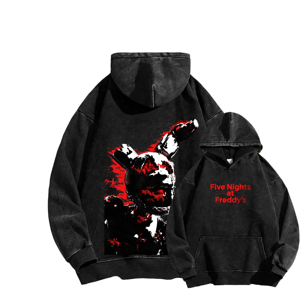 Five Nights At Freddy's Unisex Washed Hoodie 2512018263