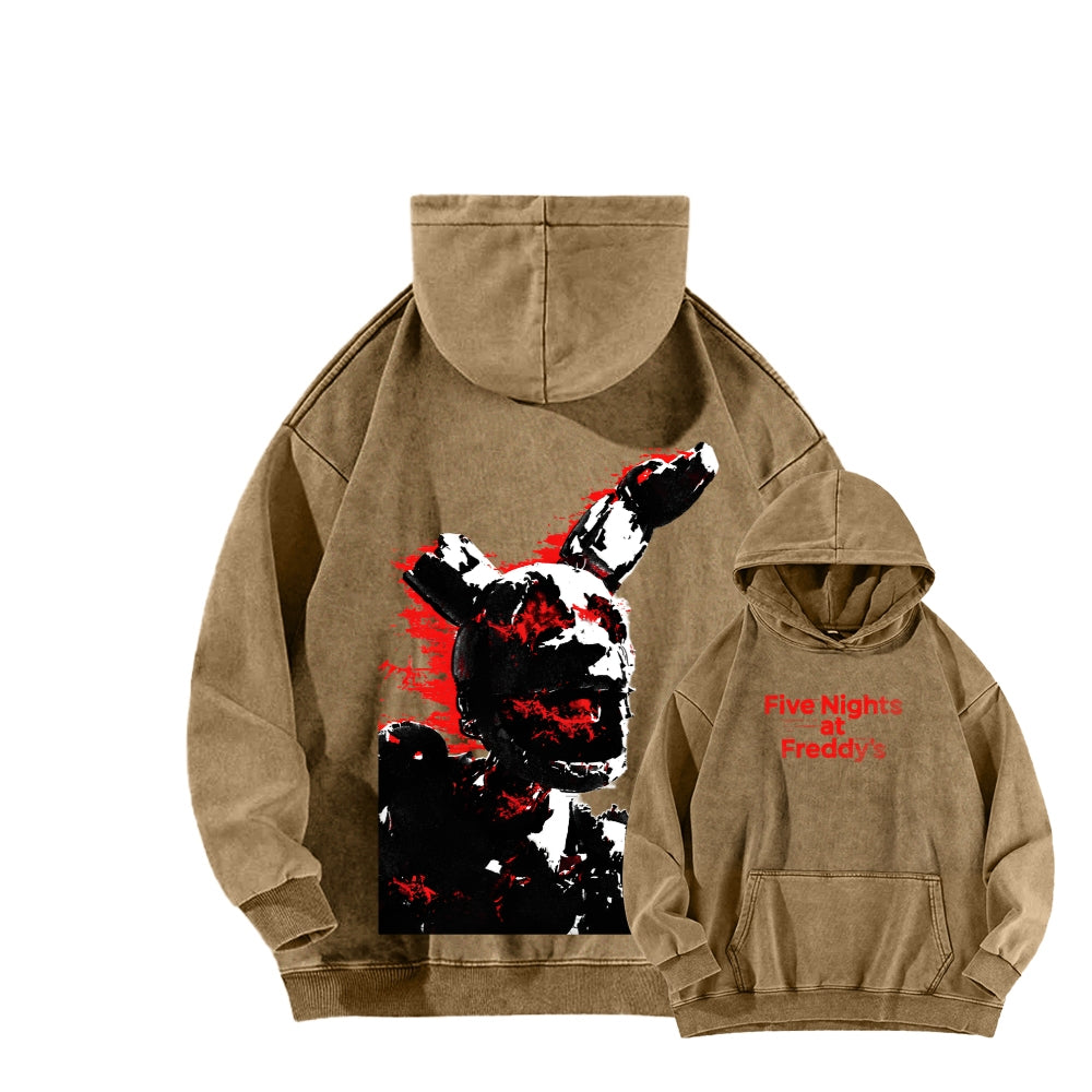 Five Nights At Freddy's Unisex Washed Hoodie 2512018263