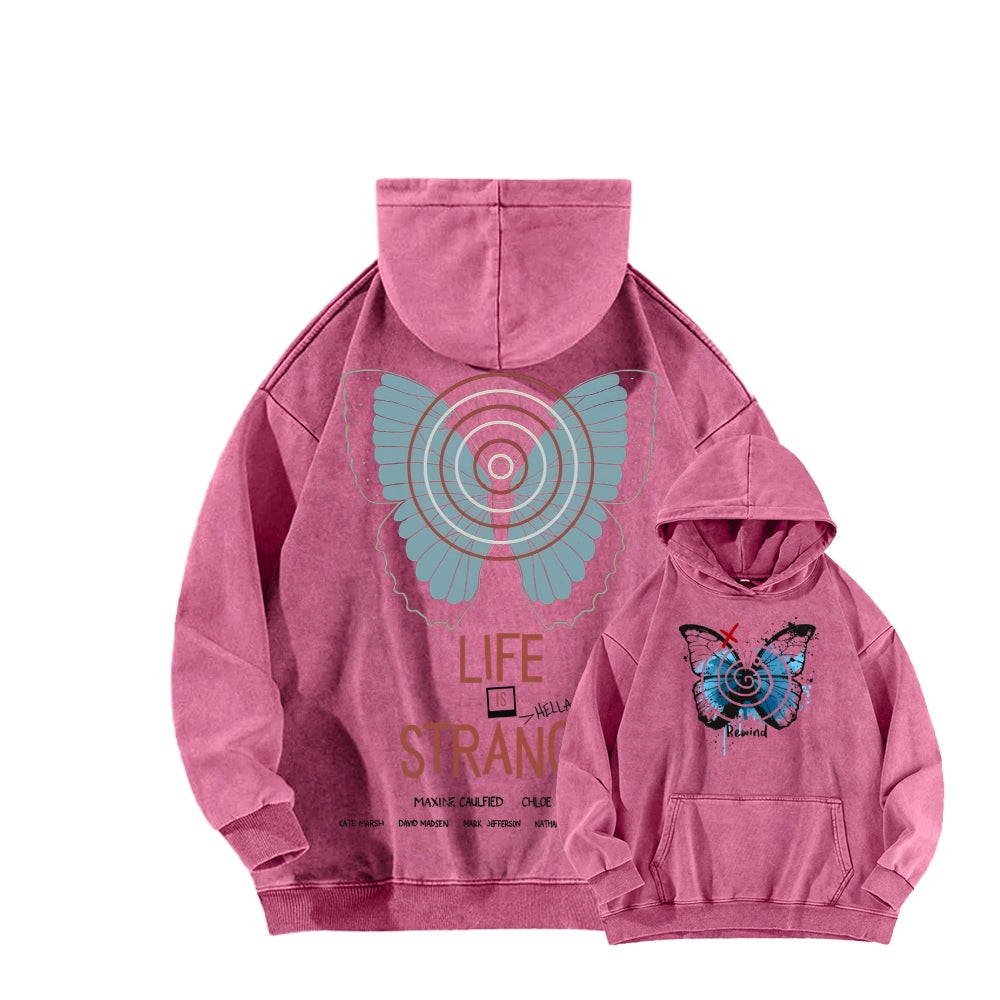 Life Is Strange Unisex Washed Hoodie 2512019325