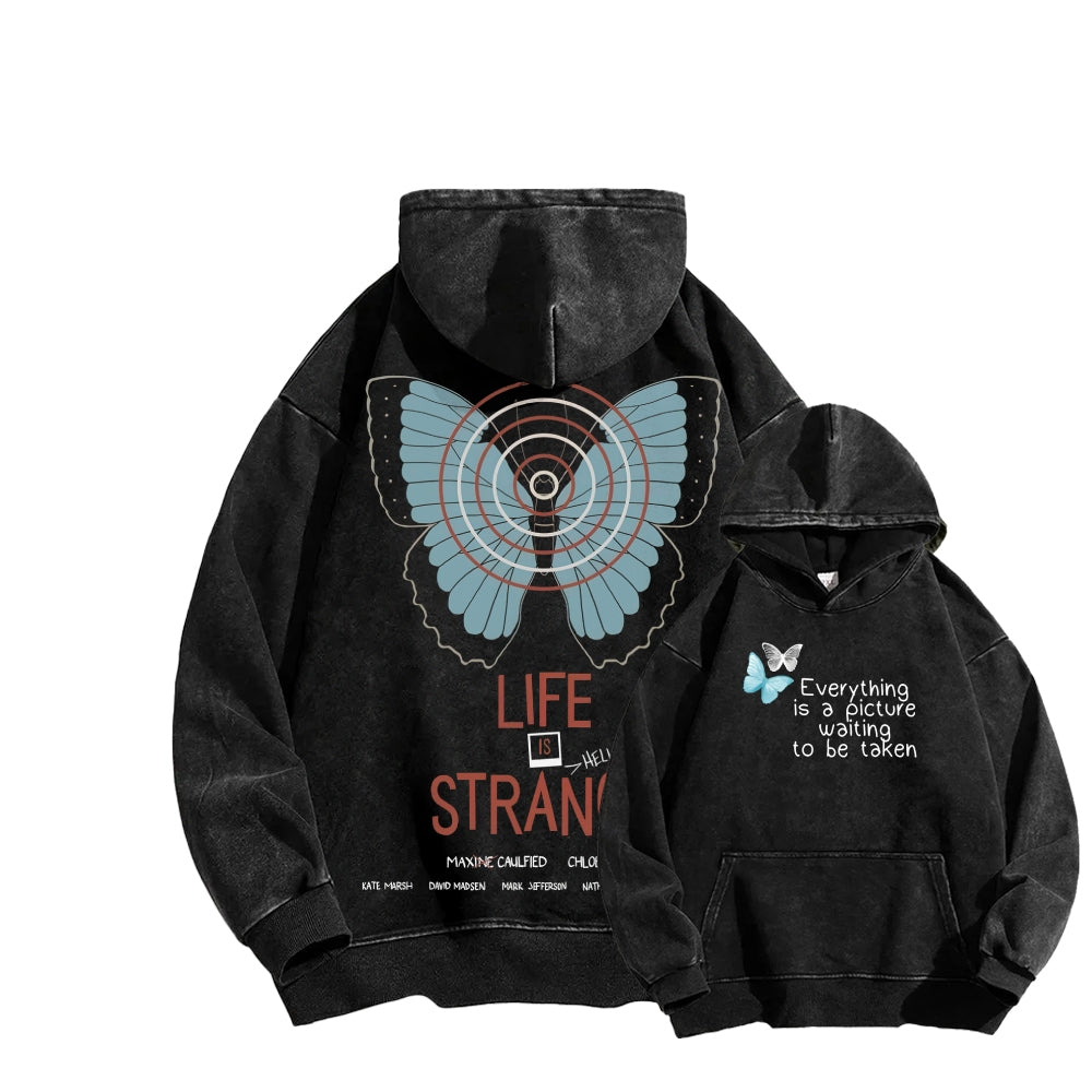 Life Is Strange Unisex Washed Hoodie 2512019344