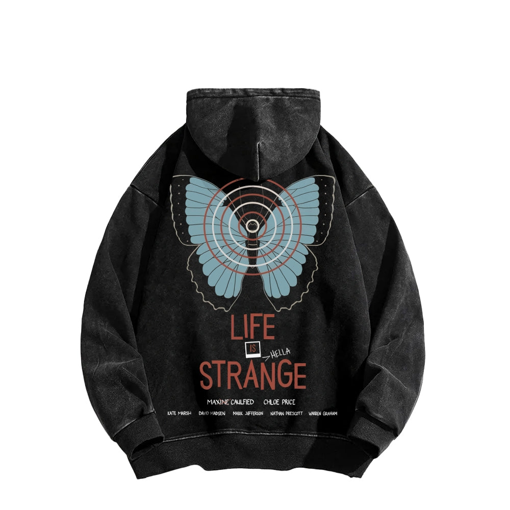Life Is Strange Unisex Washed Hoodie 2512019344