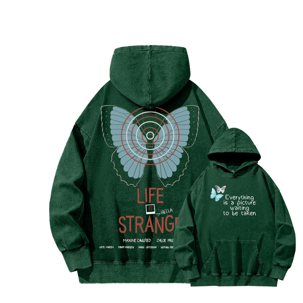 Life Is Strange Unisex Washed Hoodie 2512019344
