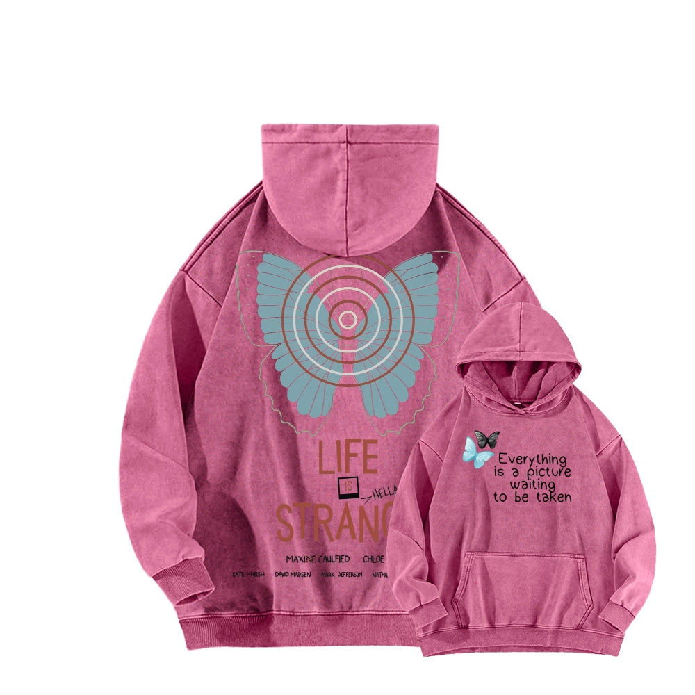 Life Is Strange Unisex Washed Hoodie 2512019344