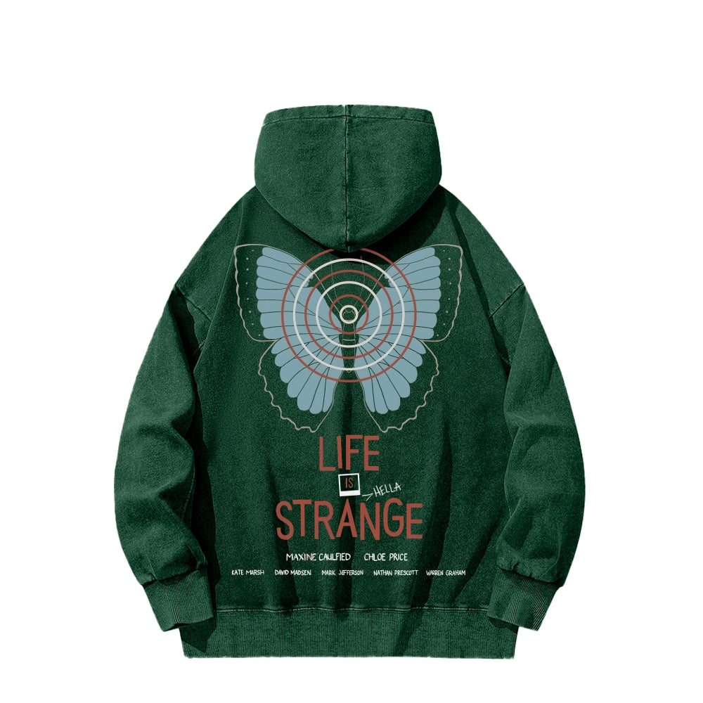 Life Is Strange Unisex Washed Hoodie 2512019344