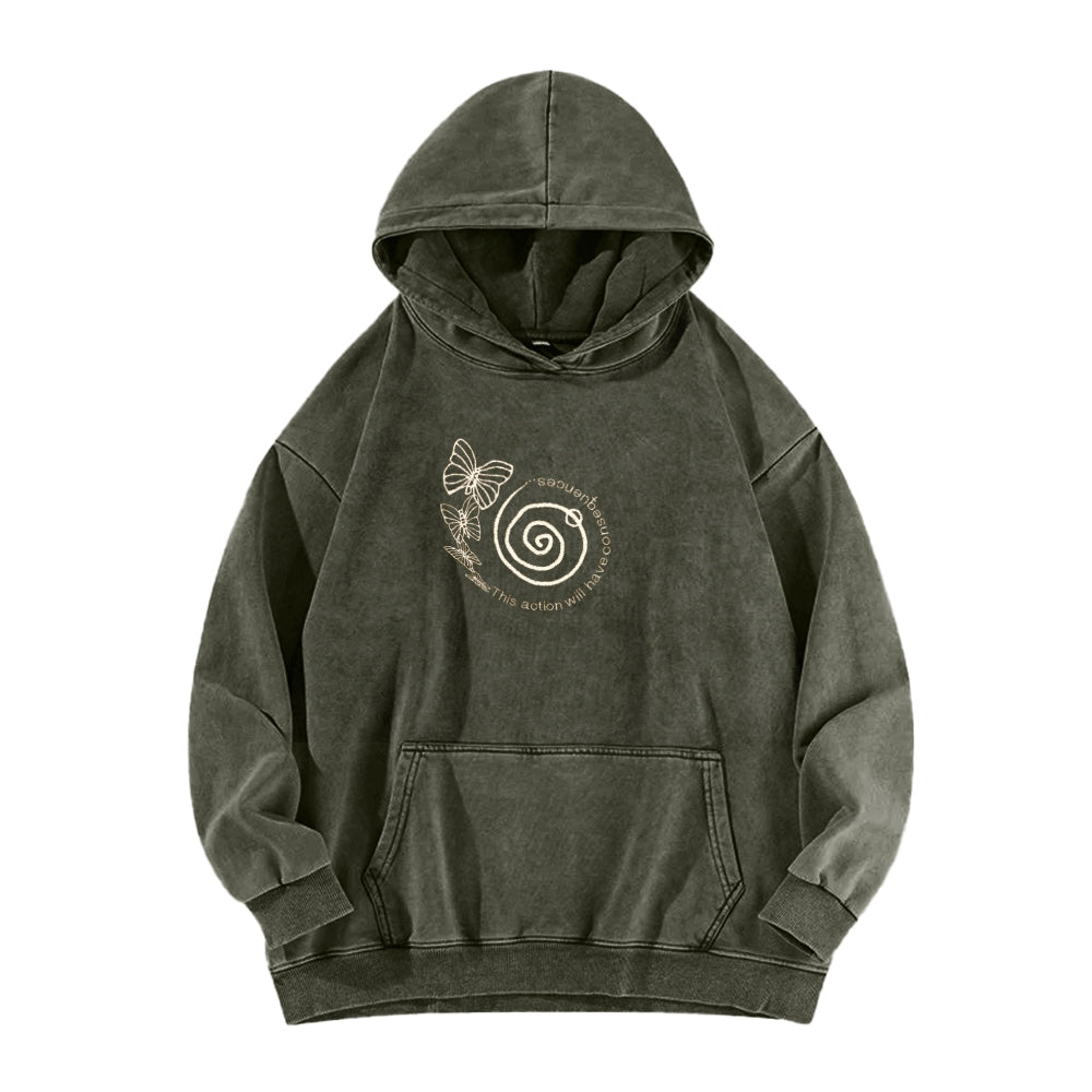 Life Is Strange Unisex Washed Hoodie 2512019357