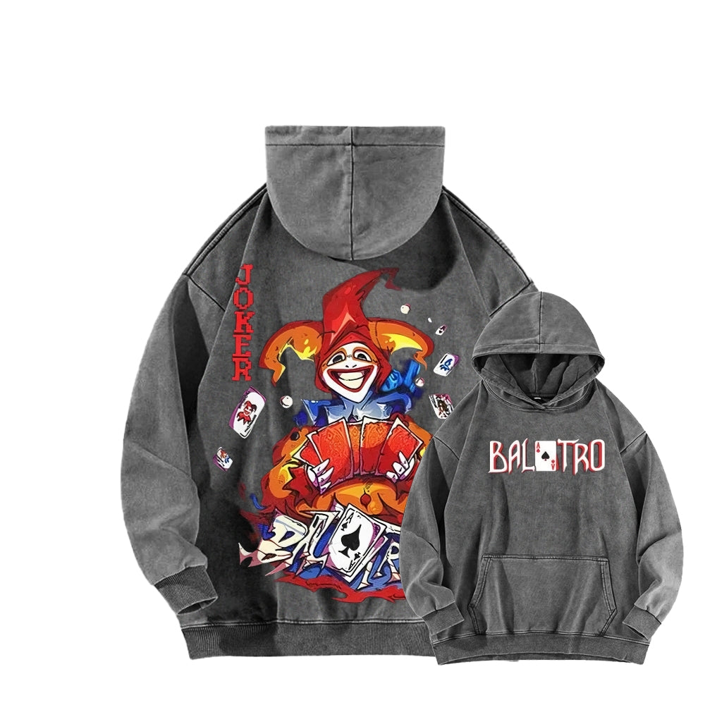 Balatro Unisex Washed Hoodie 2512019567