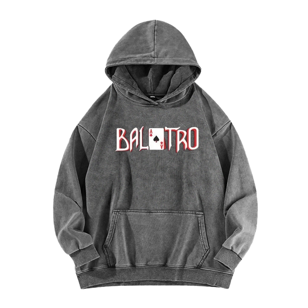 Balatro Unisex Washed Hoodie 2512019567