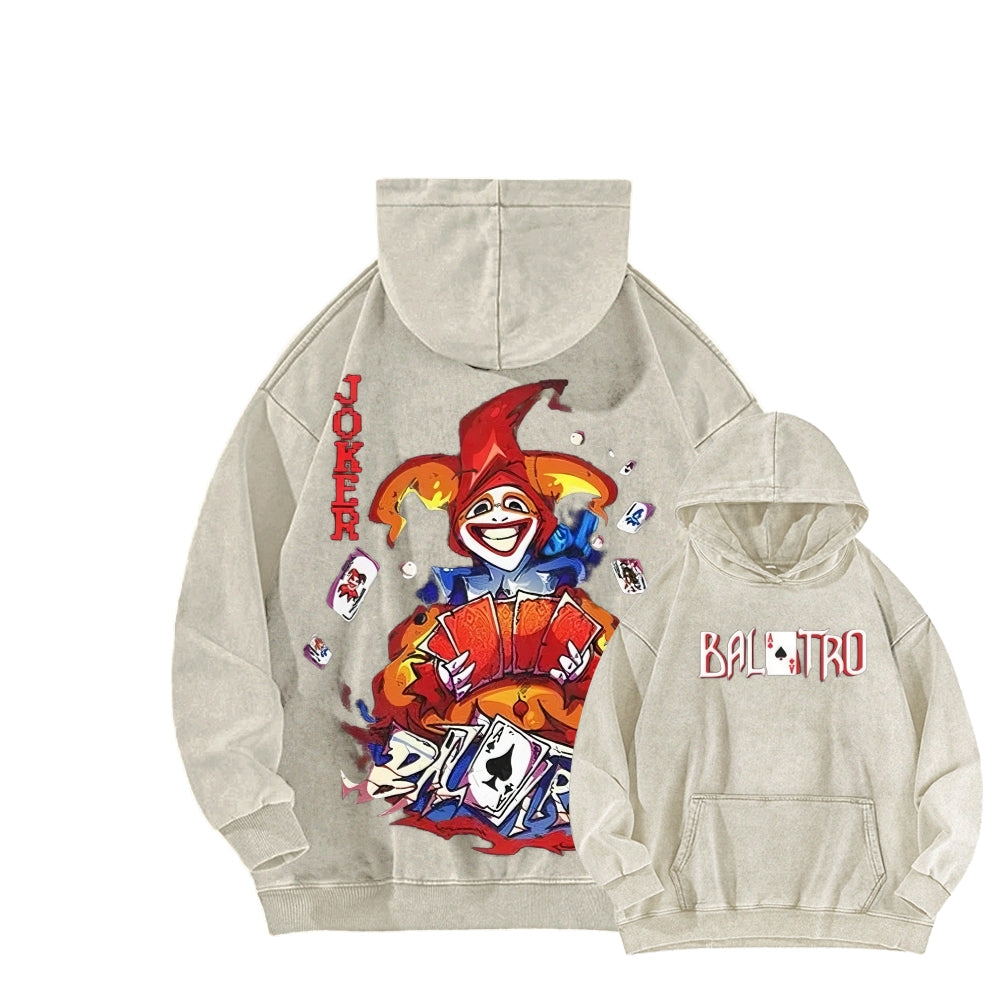 Balatro Unisex Washed Hoodie 2512019567