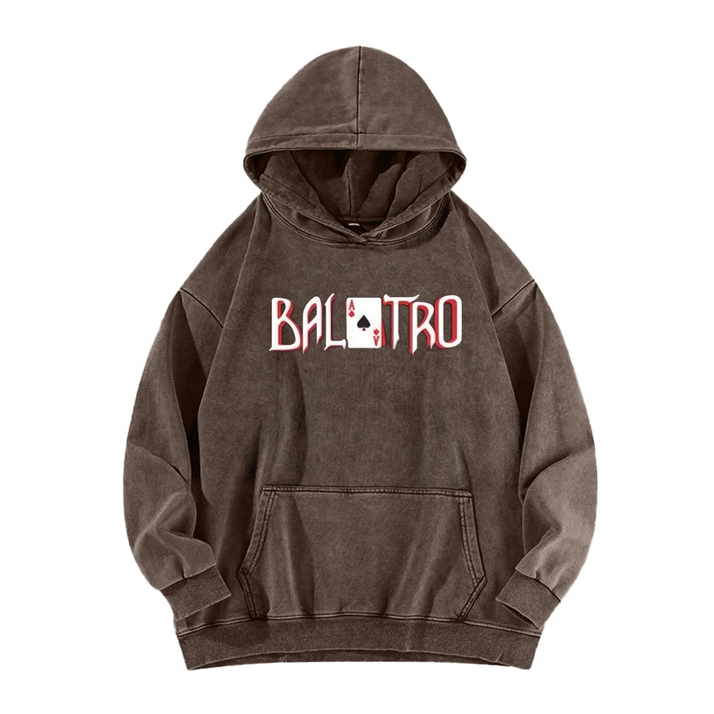 Balatro Unisex Washed Hoodie 2512019567