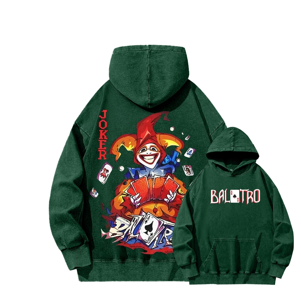 Balatro Unisex Washed Hoodie 2512019567