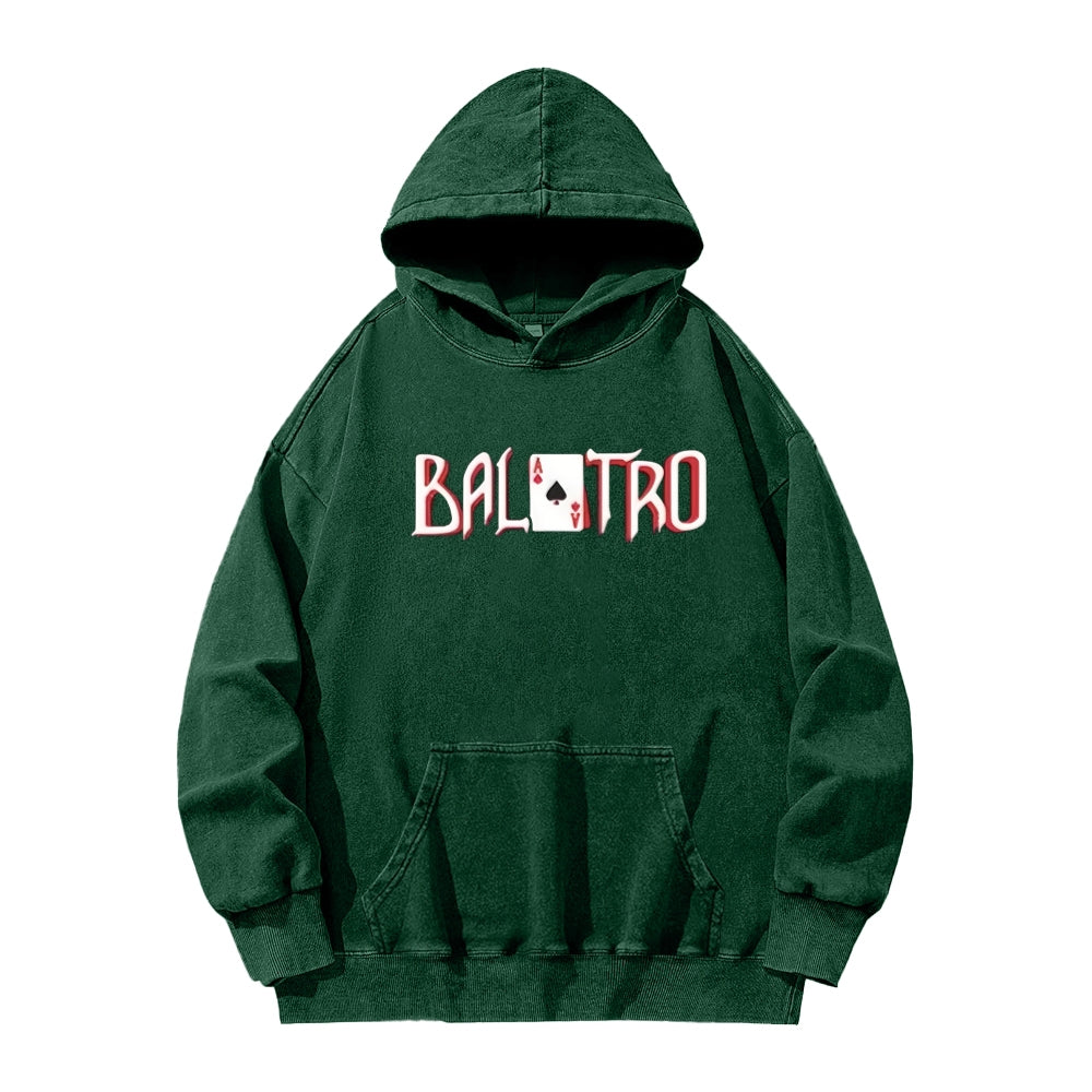 Balatro Unisex Washed Hoodie 2512019567