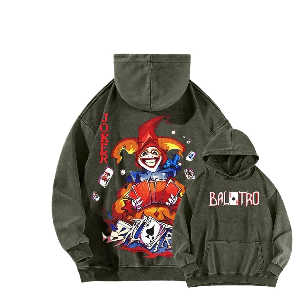 Balatro Unisex Washed Hoodie 2512019567