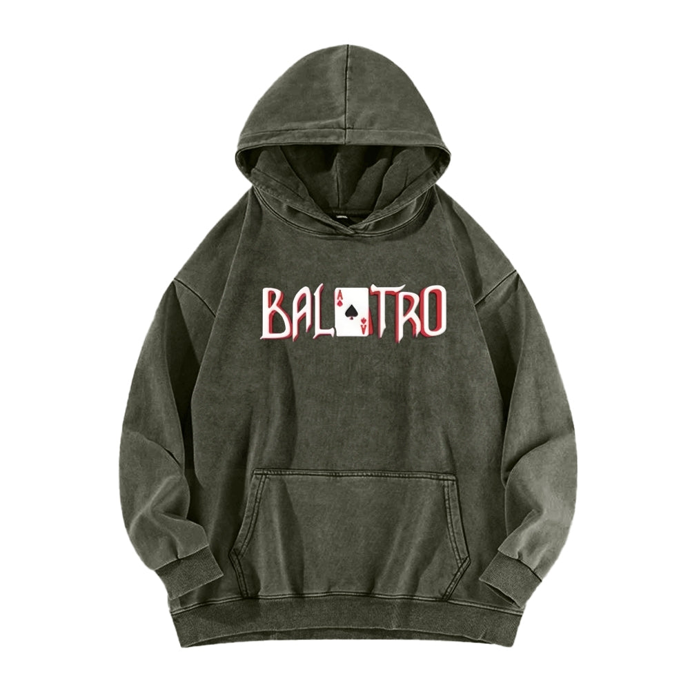 Balatro Unisex Washed Hoodie 2512019567