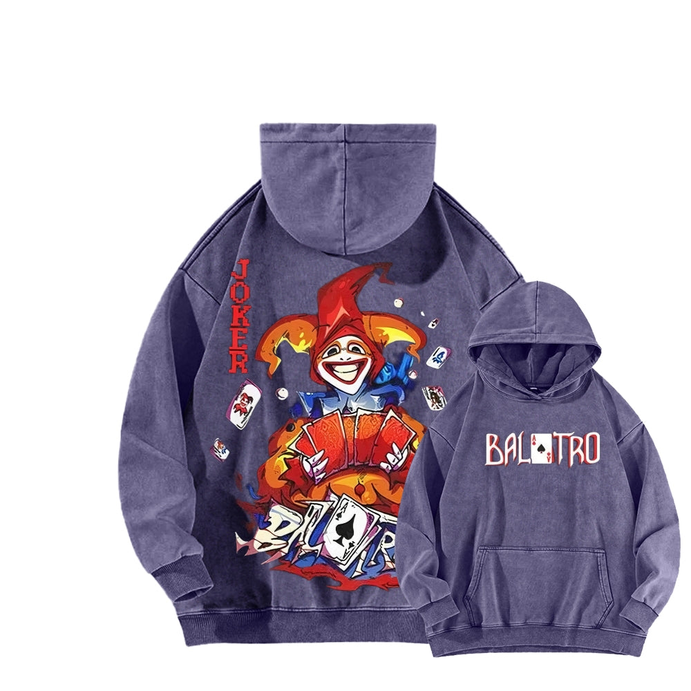 Balatro Unisex Washed Hoodie 2512019567