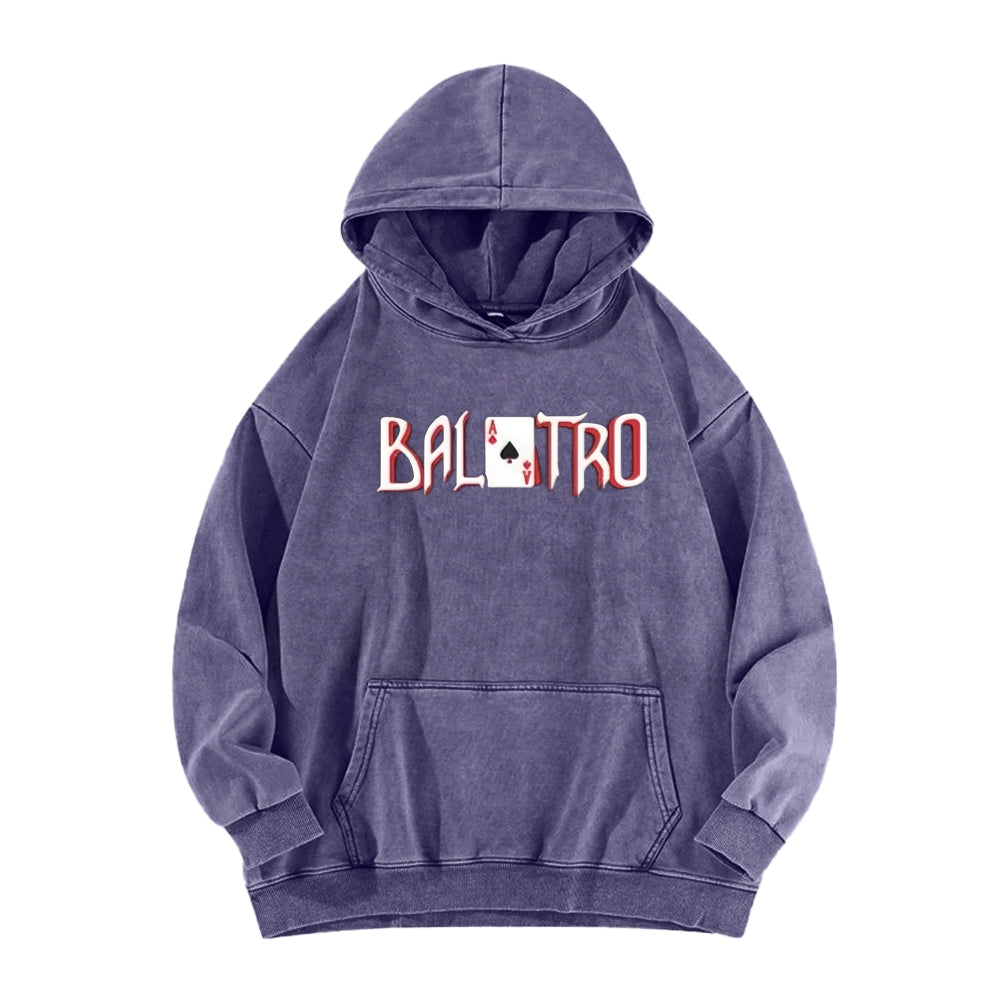 Balatro Unisex Washed Hoodie 2512019567